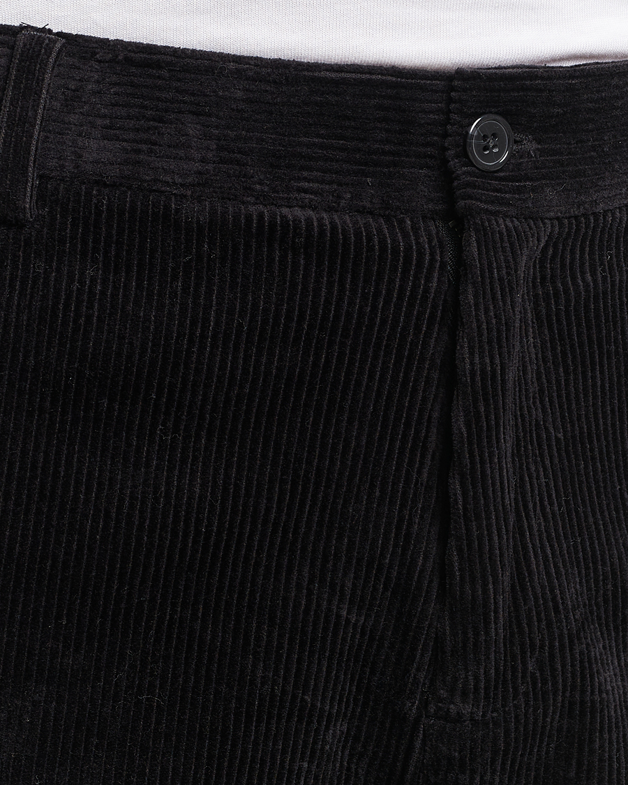 Men | Trousers | Samsøe Samsøe | Samsøe & Samsøe Felix Corduroy Trousers Black