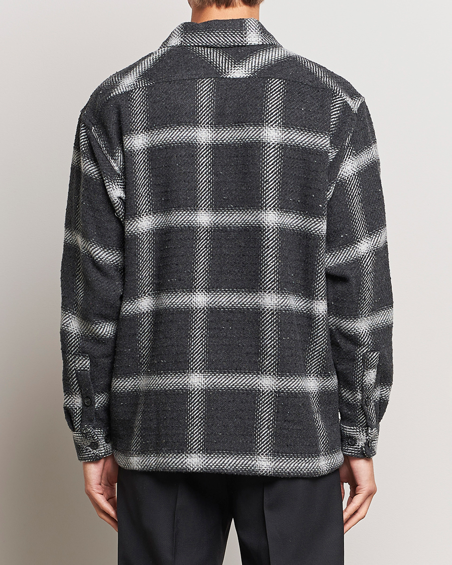 Men | Shirts | Samsøe Samsøe | Samsøe & Samsøe Castor Checked Overshirt Black Multi