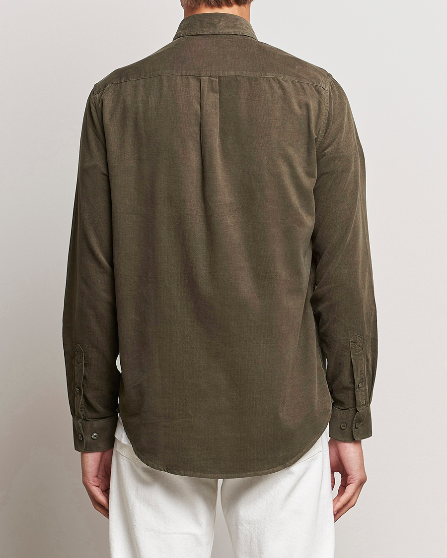 Men | Shirts | Samsøe Samsøe | Samsøe & Samsøe Liam Baby Cord Shirt Crocodile