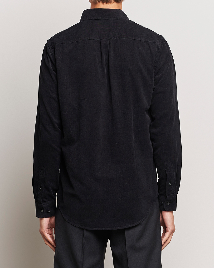 Men | Shirts | Samsøe Samsøe | Samsøe & Samsøe Liam Baby Cord Shirt Black