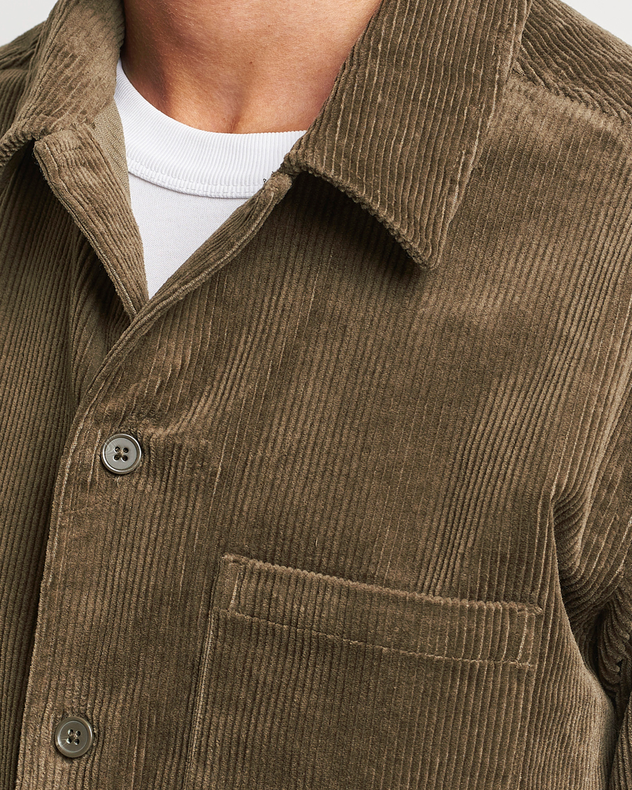 Men | Shirts | Samsøe Samsøe | Samsøe & Samsøe Damon Corduroy Overshirt Crocodile