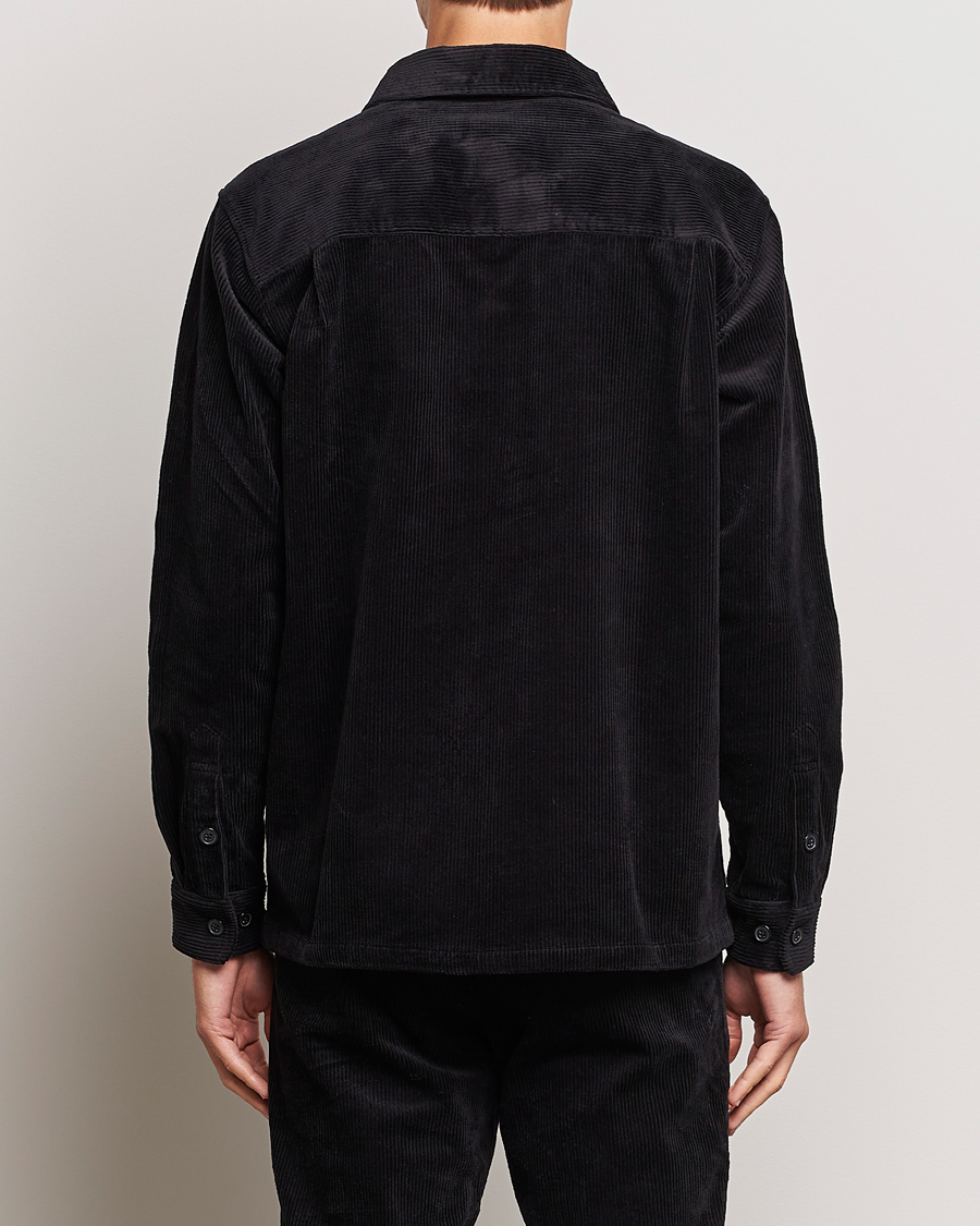 Men | Shirts | Samsøe Samsøe | Samsøe & Samsøe Damon Corduroy Overshirt Black