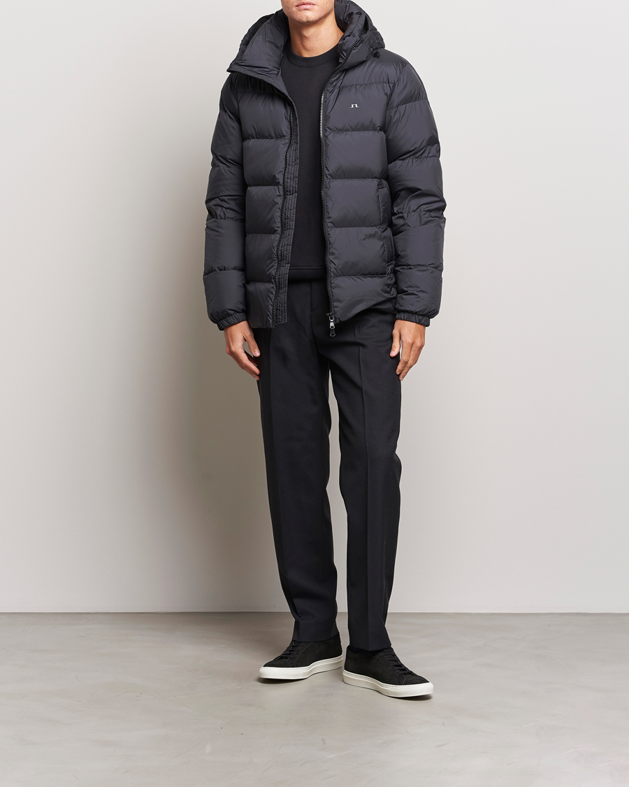Men | Coats & Jackets | J.Lindeberg | Barrel Down Jacket Black
