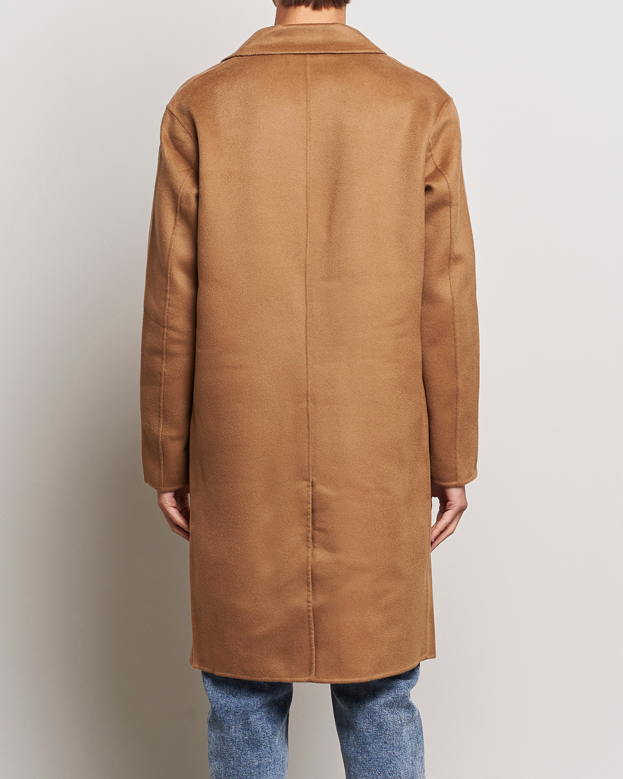 Men | Coats & Jackets | J.Lindeberg | Diego Unlined Wool/Cashmere Coat Chipmunk