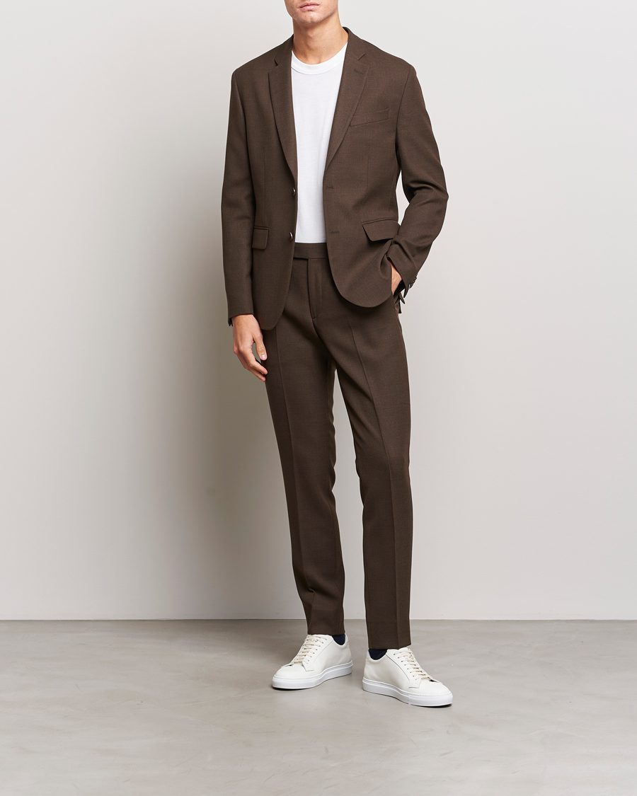 Men | Blazers | J.Lindeberg | Hopper Active Hopsack Blazer Delicioso