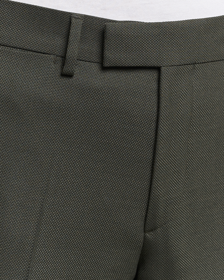 Men | Trousers | J.Lindeberg | Grant Active Hopsack Pants Forest Green