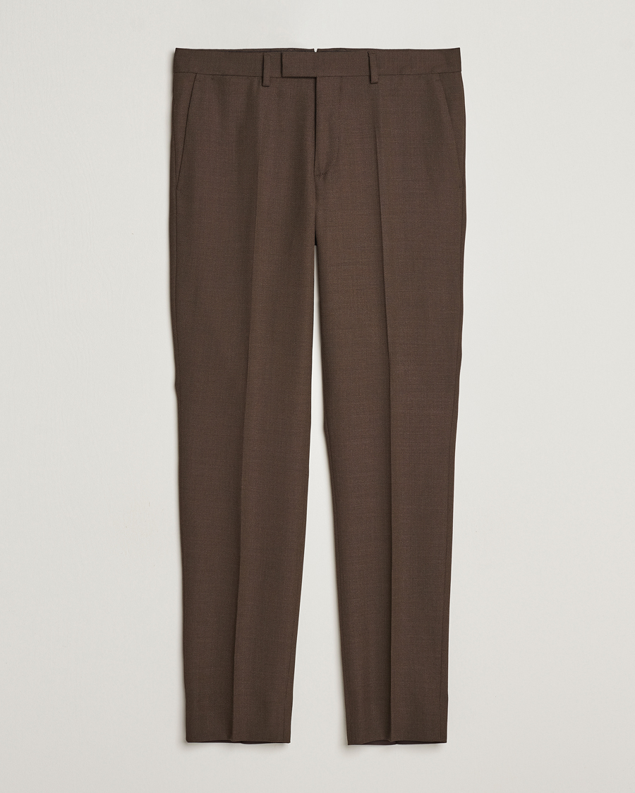 Men | Suit Trousers | J.Lindeberg | Grant Active Hopsack Pants Delicioso