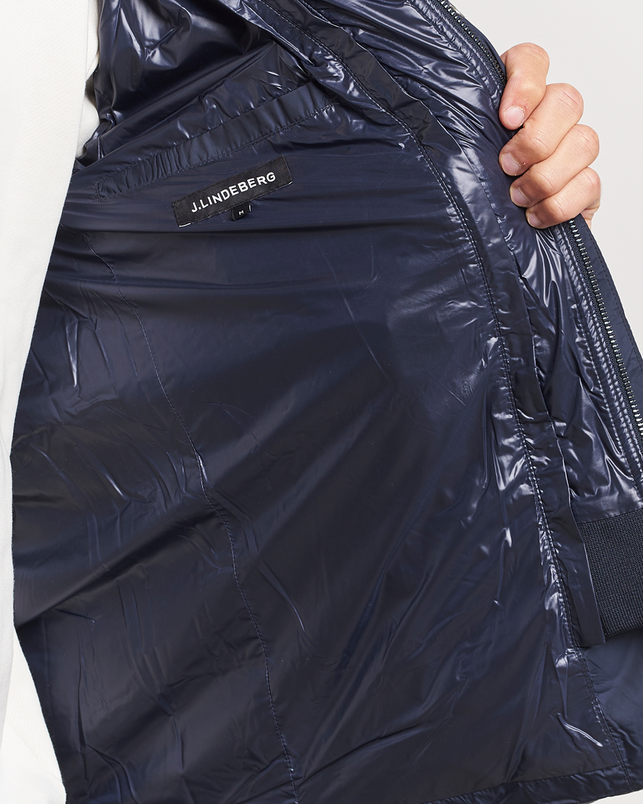 Men | Coats & Jackets | J.Lindeberg | Bacchus Down Blazer Navy