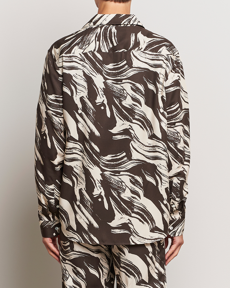 Men | Shirts | J.Lindeberg | Playa Printed Tencel Lounge Shirt Delicioso