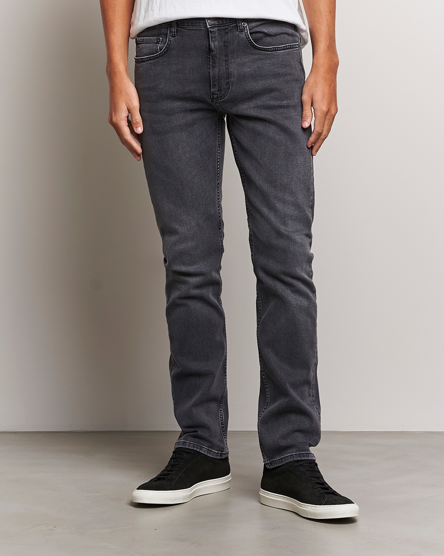 Men | J.Lindeberg | J.Lindeberg | Cedar Slate Stretched Washed Jeans Granite Grey