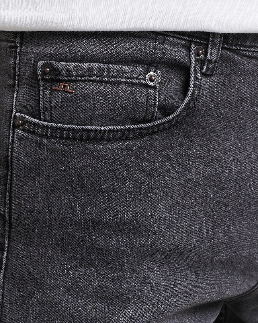Men | Jeans | J.Lindeberg | Cedar Slate Stretched Washed Jeans Granite Grey