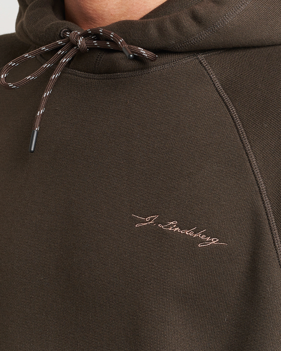 Men | Sweaters & Knitwear | J.Lindeberg | Wildwood Cotton Hoodie Delicioso