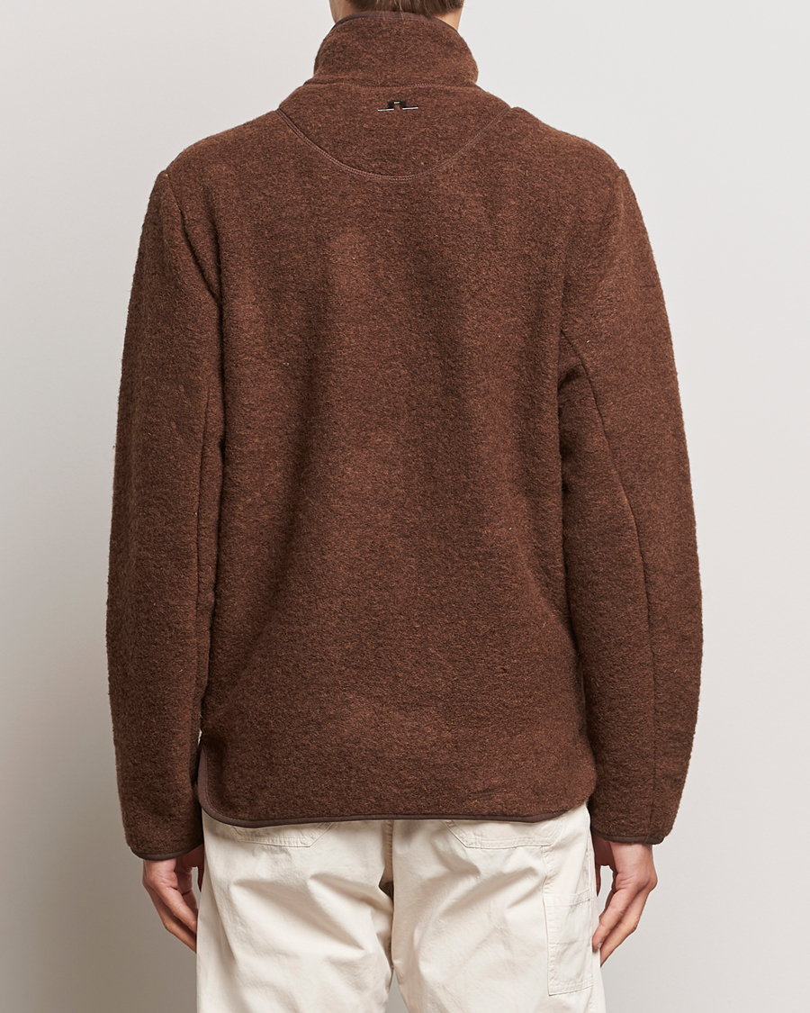 Men | Sweaters & Knitwear | J.Lindeberg | Dustin Wool Fleece Jacket Delicioso