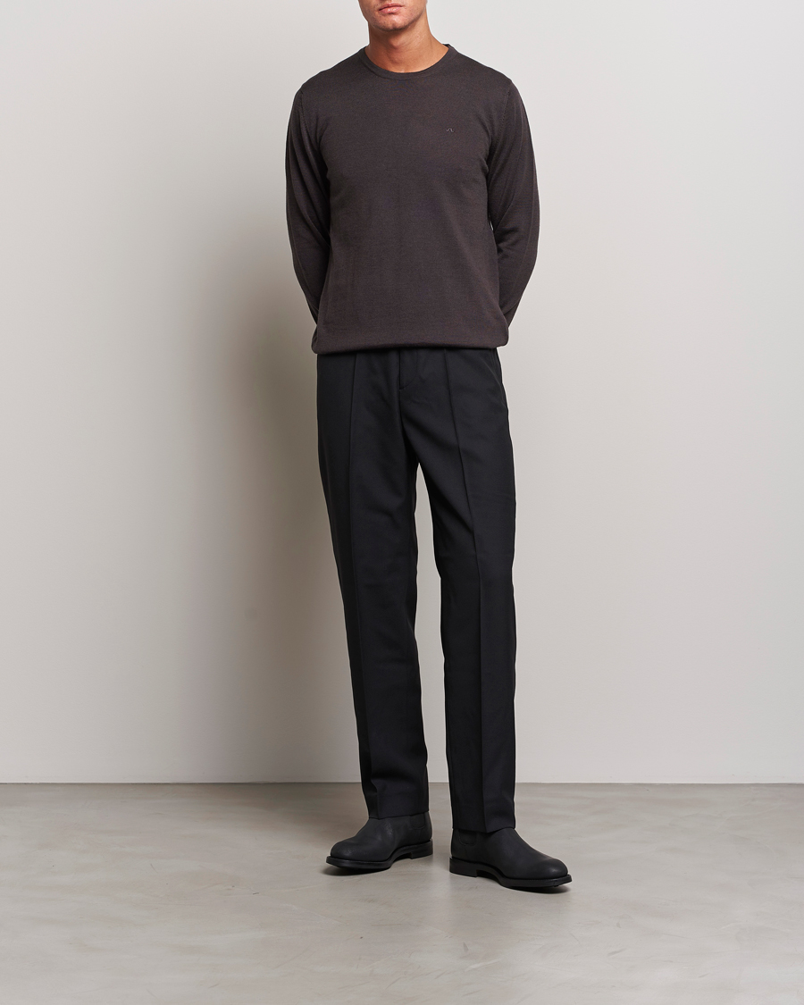 Men | Sweaters & Knitwear | J.Lindeberg | Lyle True Merino Crew Neck Pullover Delicioso