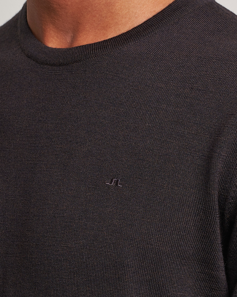 Men | Sweaters & Knitwear | J.Lindeberg | Lyle True Merino Crew Neck Pullover Delicioso