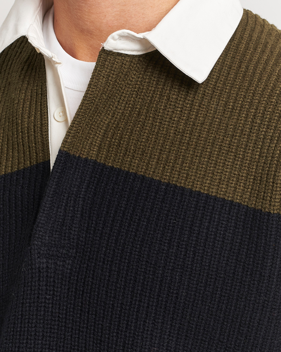 Men | Sweaters & Knitwear | J.Lindeberg | Larkspur Knitted Rugby Black