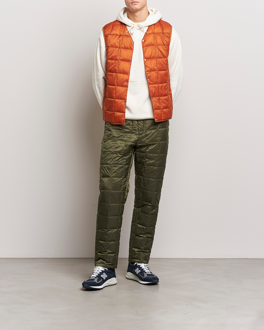 Men | Trousers | TAION | Regular Straight Down Pants Dark Olive