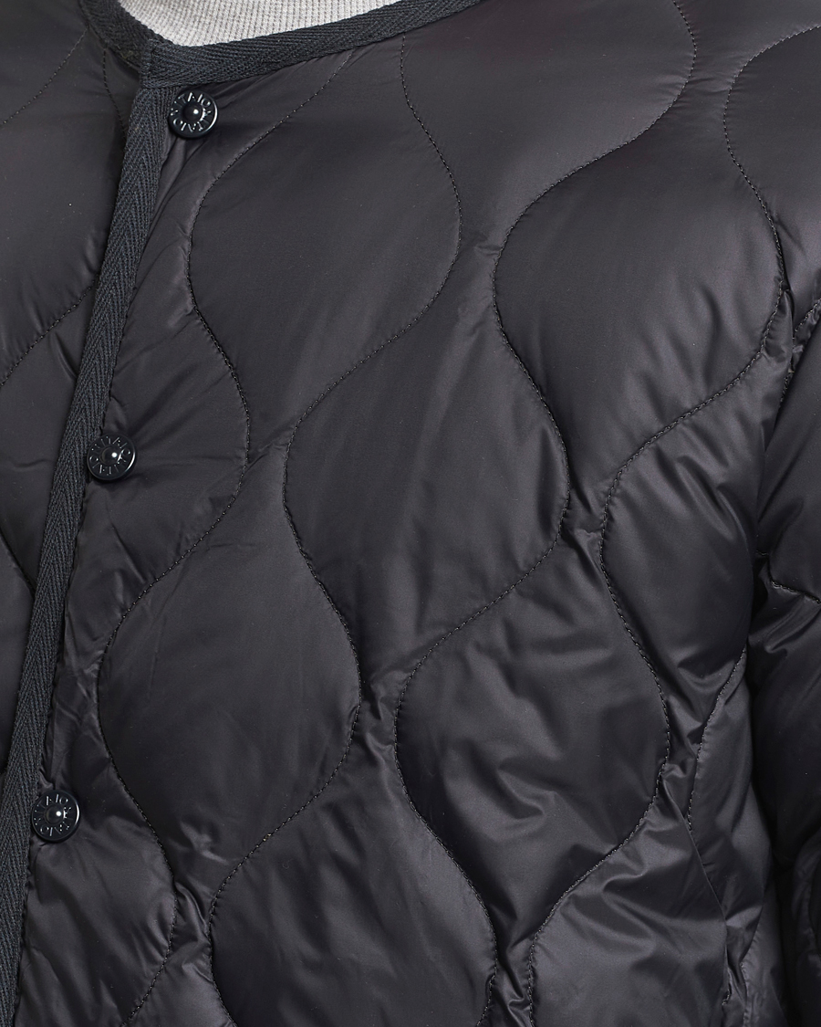 Men | Coats & Jackets | TAION | Military Crew Neck Down Jacket Black