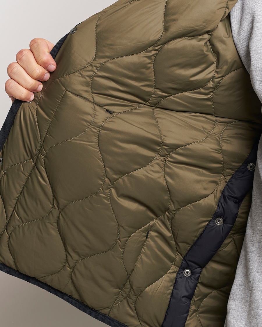 Men | Coats & Jackets | TAION | Military Crew Neck Down Jacket Black