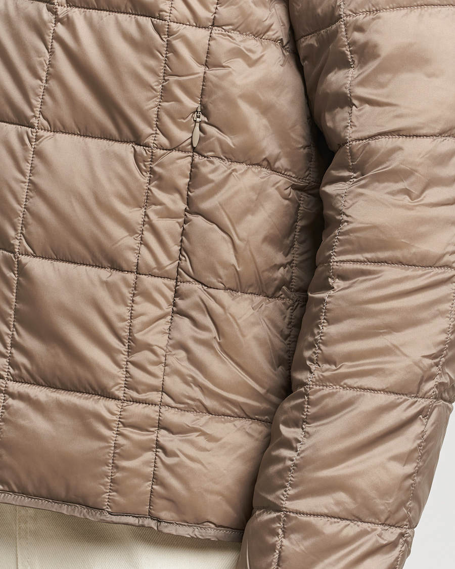 Men | Coats & Jackets | TAION | Crew Neck W-Zip Down Jacket Khaki