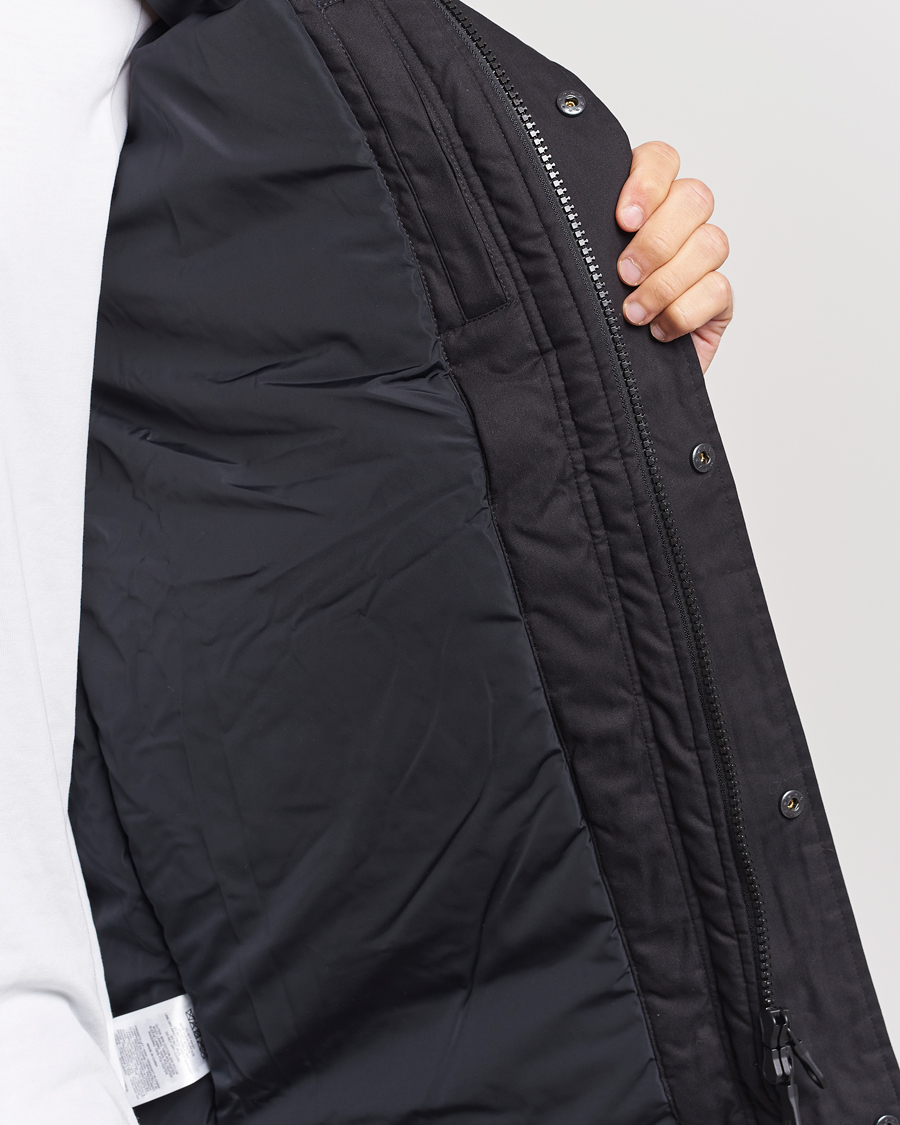 Lyle & Scott Micro Fleece Parka Jet Black at CareOfCarl.com
