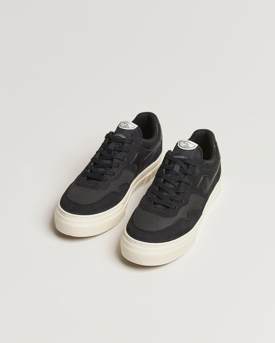 Men | Stepney Workers Club Pearl S-Strike Nubuck Sneaker Black/Black | Stepney Workers Club | Pearl S-Strike Nubuck Sneaker Black/Black