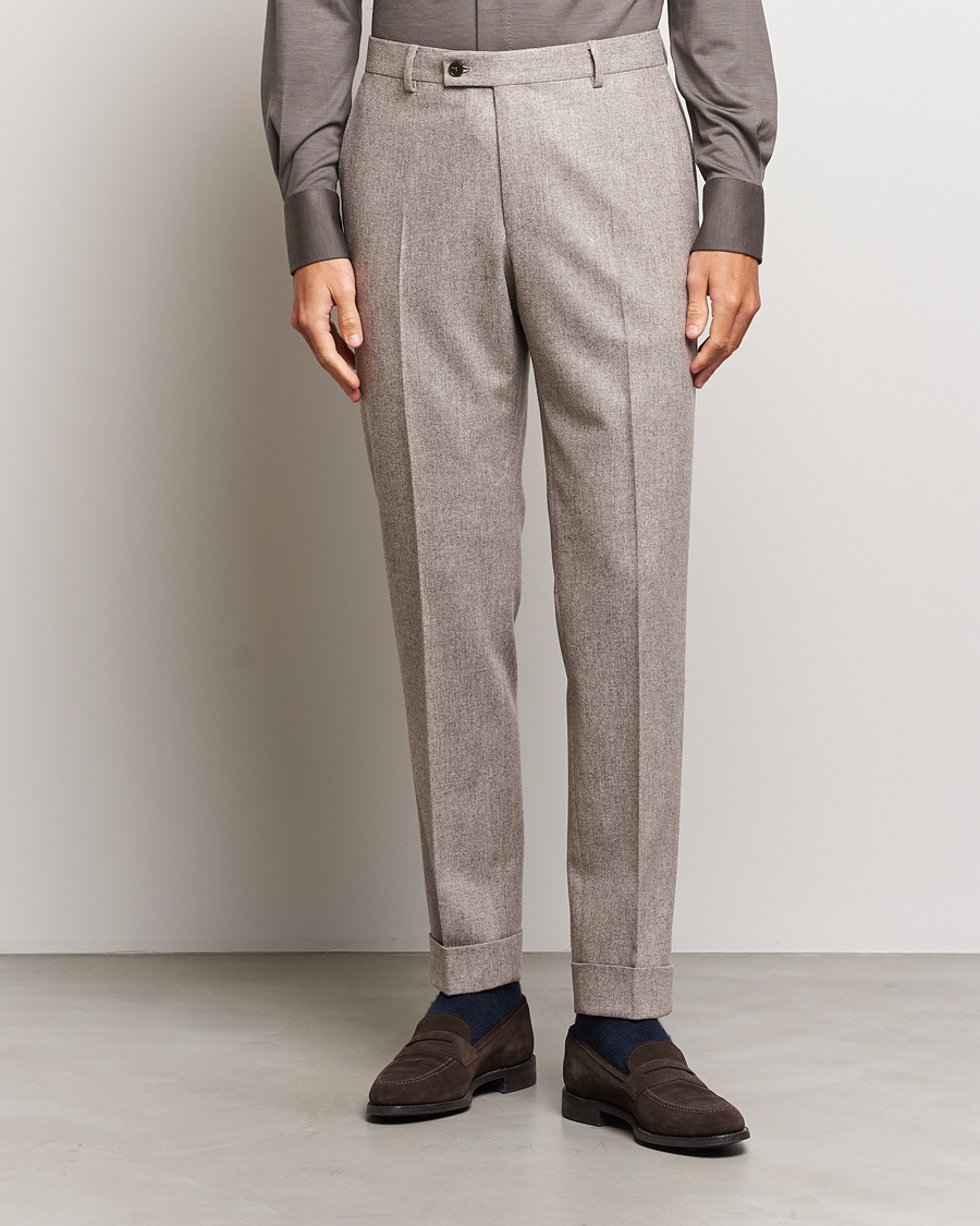 Men |  | Morris Heritage | Jack Flannel Trousers Khaki