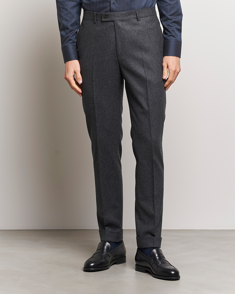 Men |  | Morris Heritage | Jack Flannel Trousers Grey