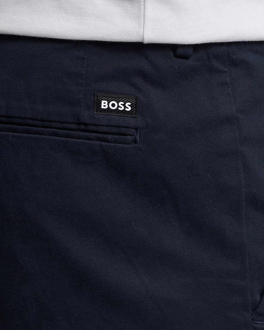 BOSS BLACK Kaito1 Chinos Dark Blue at CareOfCarl.com