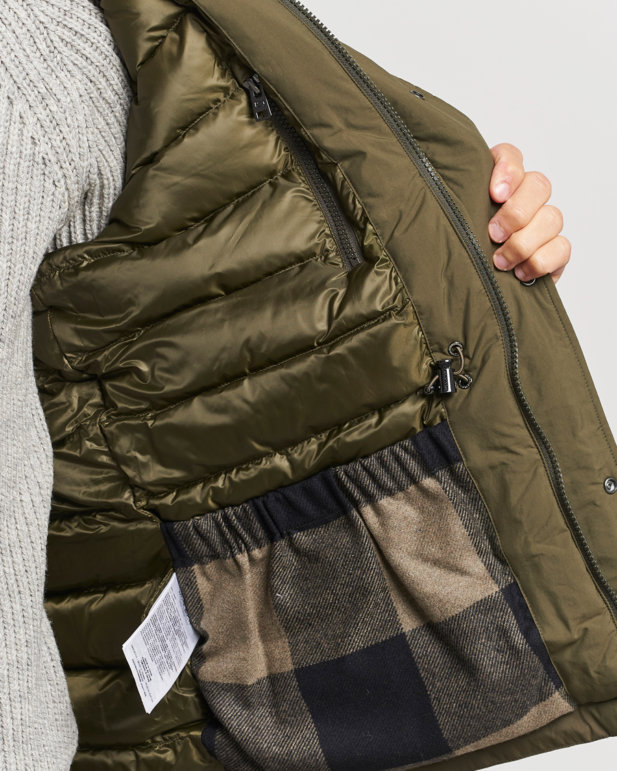 Men | Coats & Jackets | Woolrich | Aleutian Padded Field Jacket Dark Green