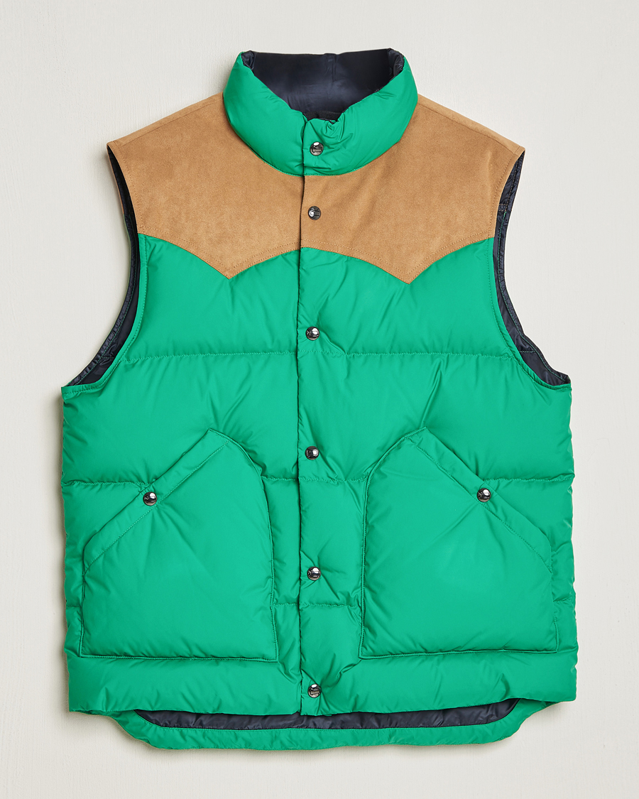 Men | Coats & Jackets | Woolrich | Western Down Vest Kelly Green