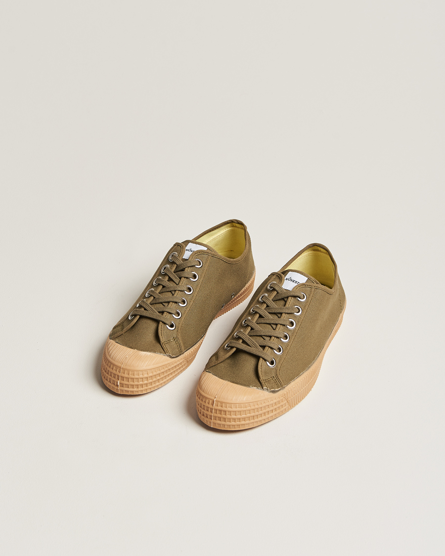 Men | Sneakers | Novesta | Star Master Organic Cotton Sneaker Military/Transparant