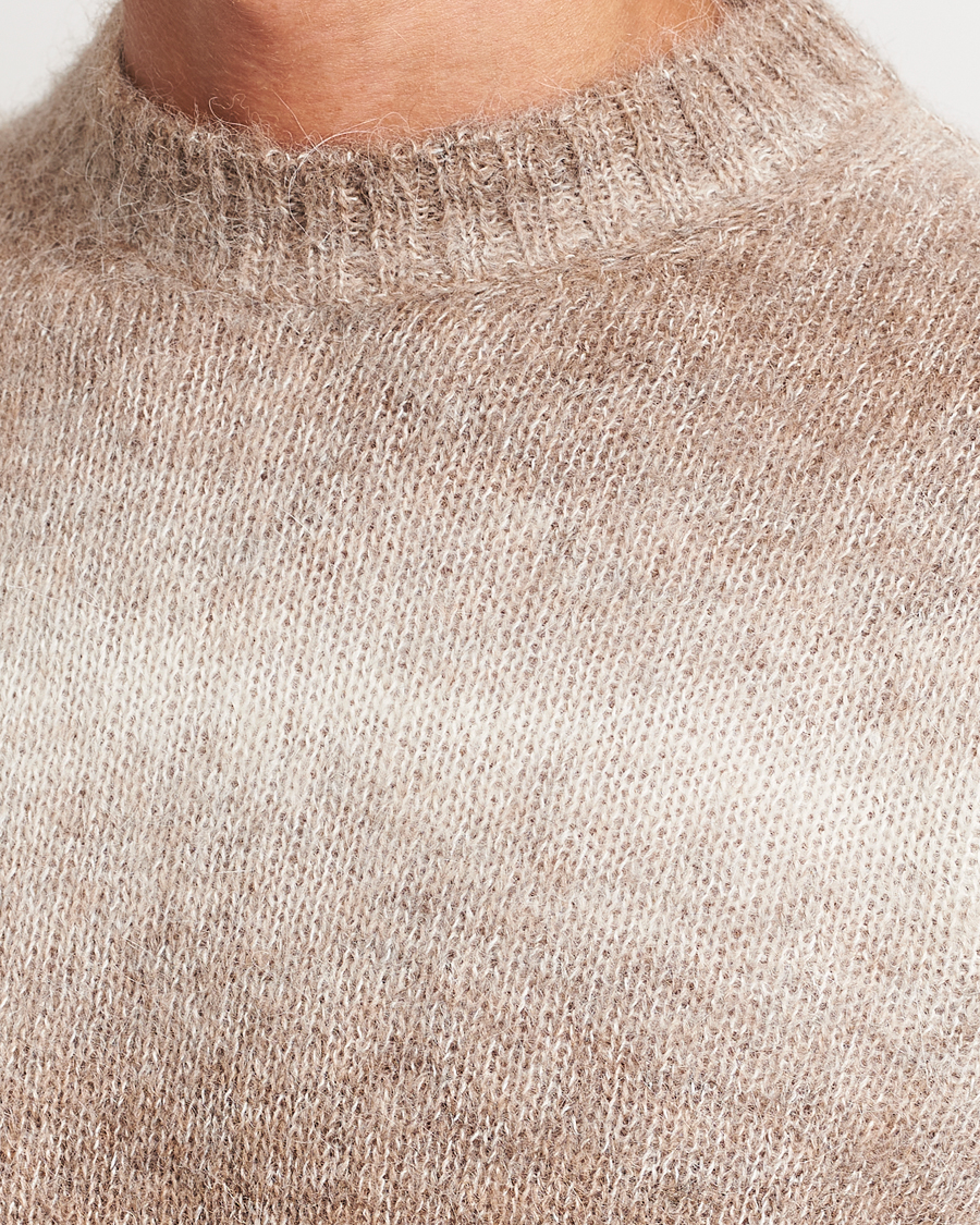 Men | Sweaters & Knitwear | Oscar Jacobson | Valter Alpaca Knitted Sweater Beige