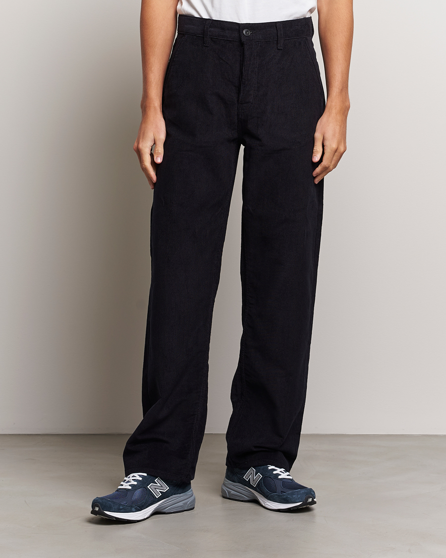 Men | Trousers | Nudie Jeans | Tuff Tony Corduroy Pants Navy