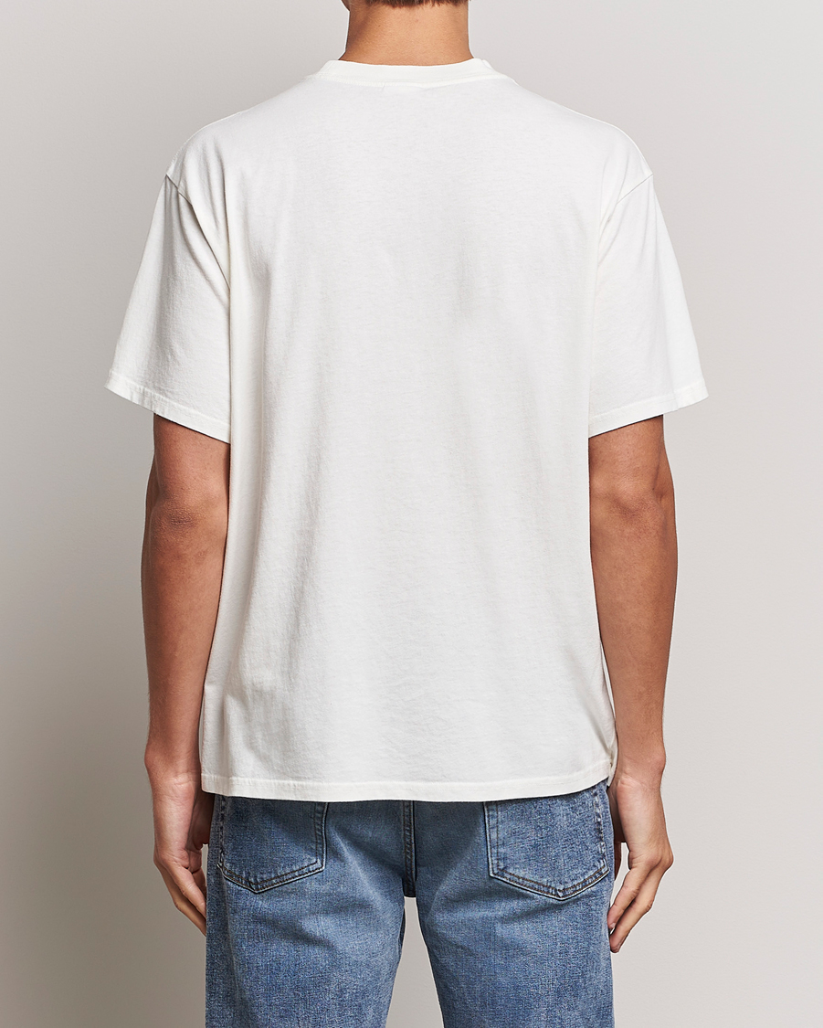 Men | T-Shirts | Nudie Jeans | Koffe Future Crew Neck T-Shirt Off White