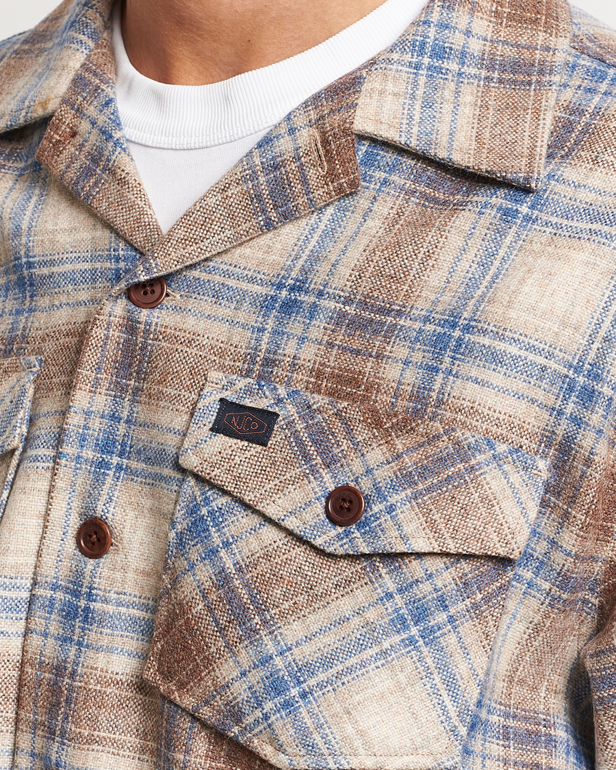 Men | Shirts | Nudie Jeans | Vincent Wool Checked Overshirt Multi