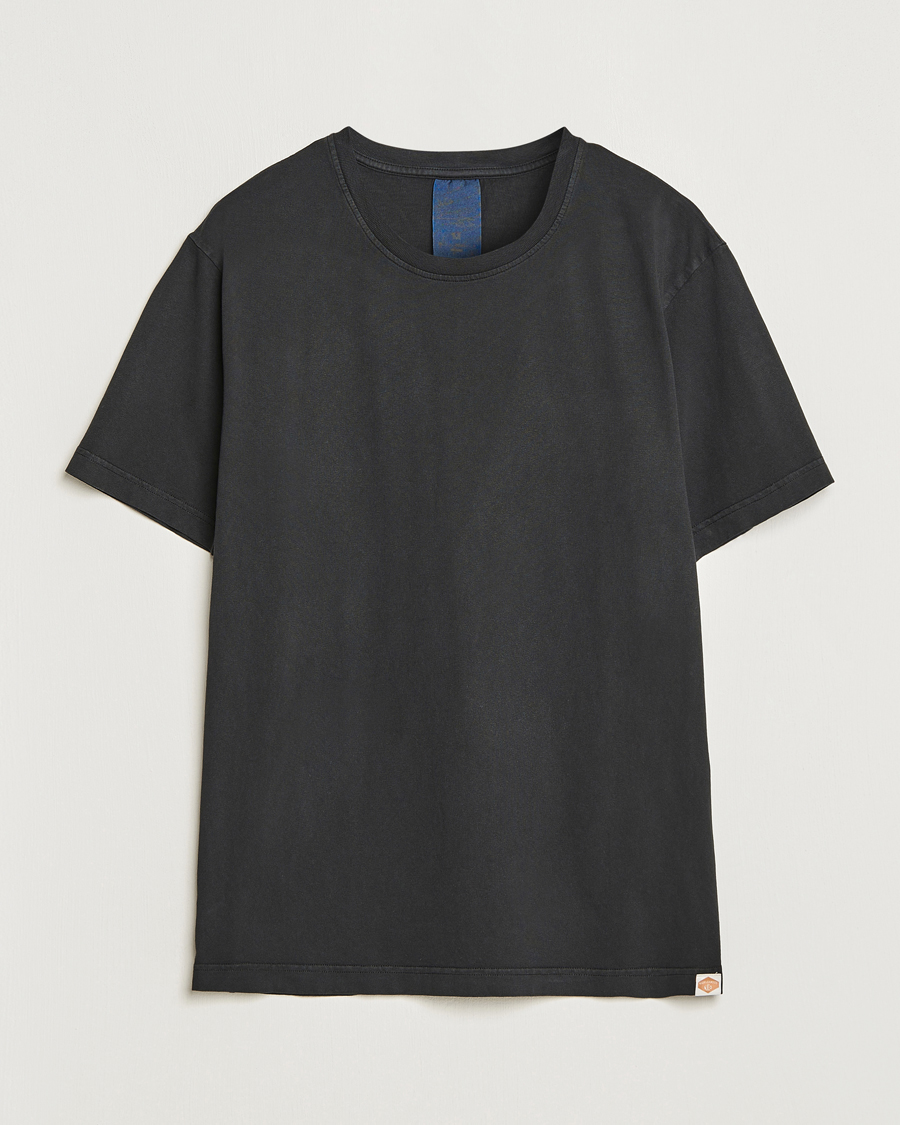 Men | T-Shirts | Nudie Jeans | Uno Everyday Crew Neck T-Shirt Black