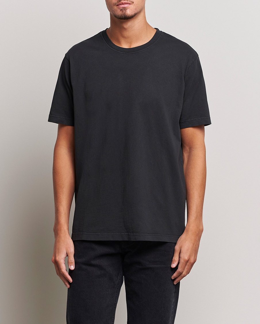 Men | Contemporary Creators | Nudie Jeans | Uno Everyday Crew Neck T-Shirt Black