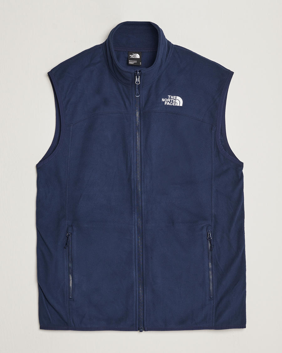 Men | Sweaters & Knitwear | The North Face | 100 Glacier Vest Summit Navy