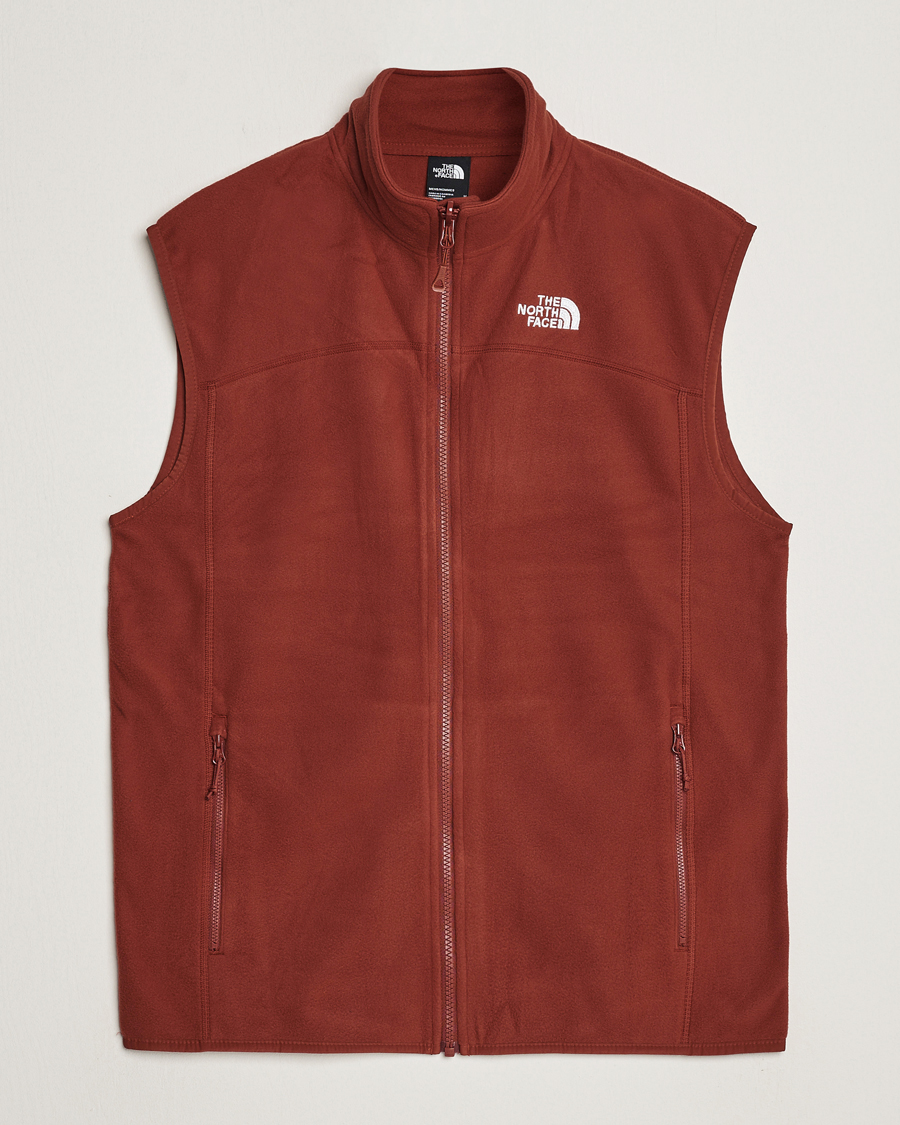 Men | Sweaters & Knitwear | The North Face | 100 Glacier Vest Brandy Brown