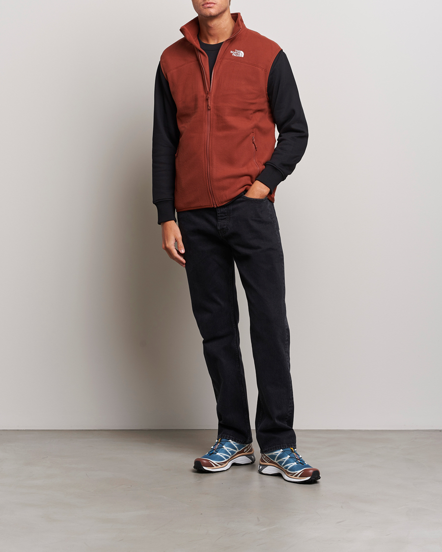 Men | Sweaters & Knitwear | The North Face | 100 Glacier Vest Brandy Brown