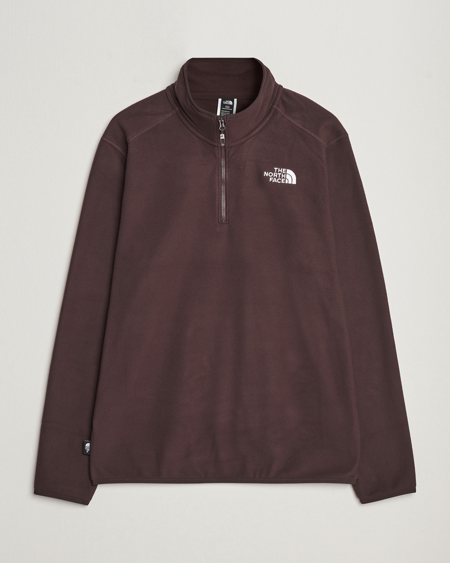 The North Face 100 Glacier 1/4 Zip Coal Brown at CareOfCarl.com
