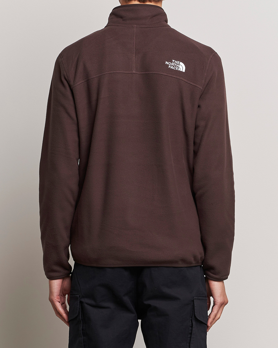 Men | Sweaters & Knitwear | The North Face | 100 Glacier 1/4 Zip Coal Brown