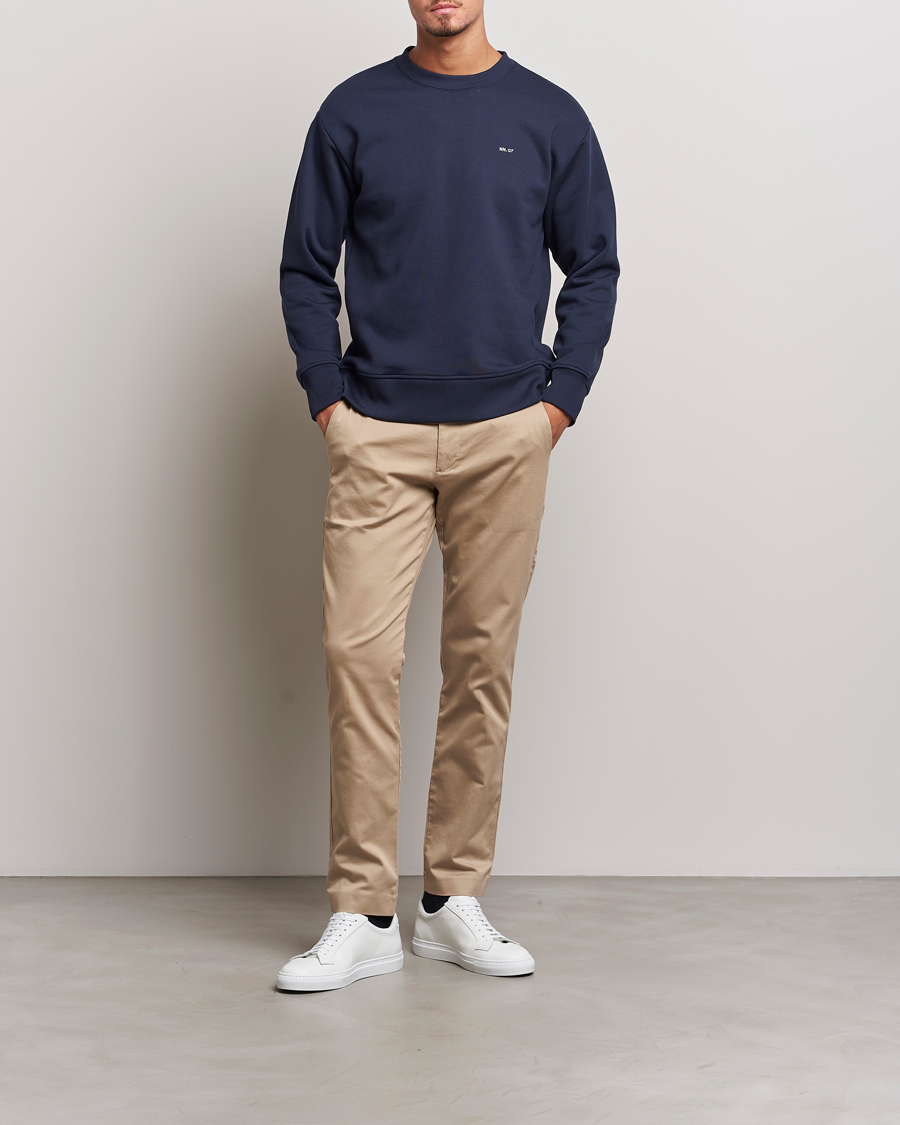 Men | Trousers | NN07 | Theo Regular Fit Stretch Chinos Khaki