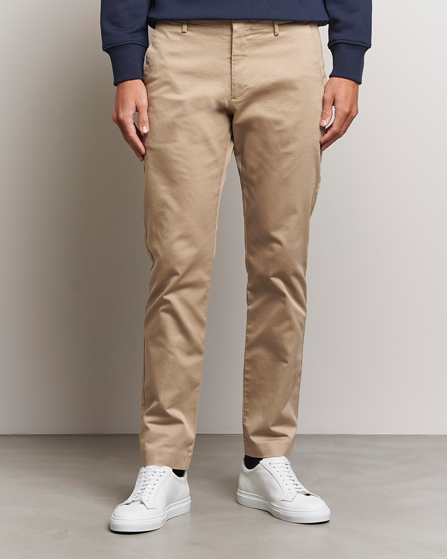 Men | Trousers | NN07 | Theo Regular Fit Stretch Chinos Khaki