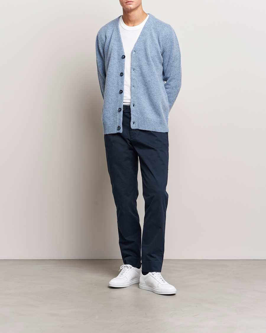 Men | Trousers | NN07 | Wilhelm Regular Fit Stretch Chinos Navy Blue