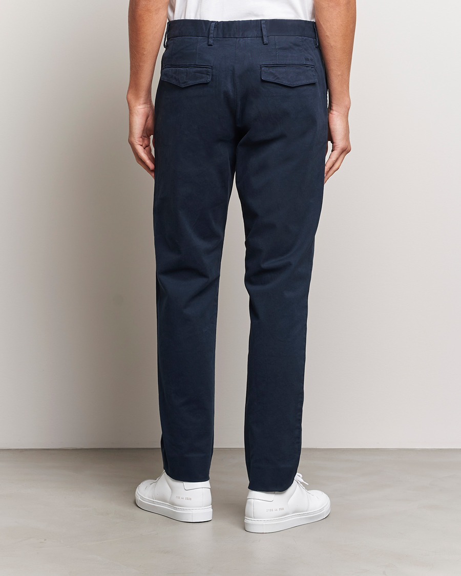 Men | Trousers | NN07 | Wilhelm Regular Fit Stretch Chinos Navy Blue