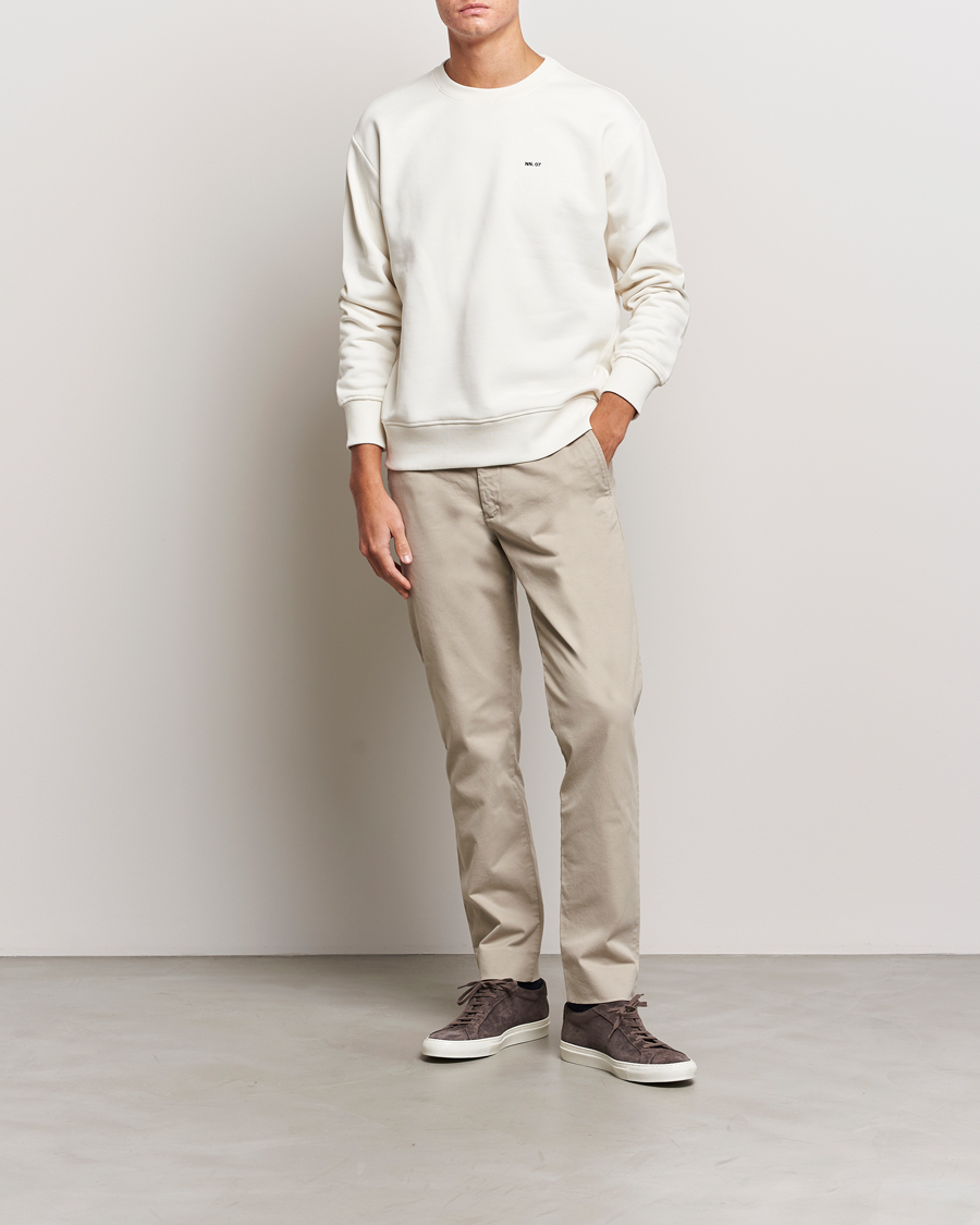 Men | Trousers | NN07 | Wilhelm Regular Fit Stretch Chinos Fog