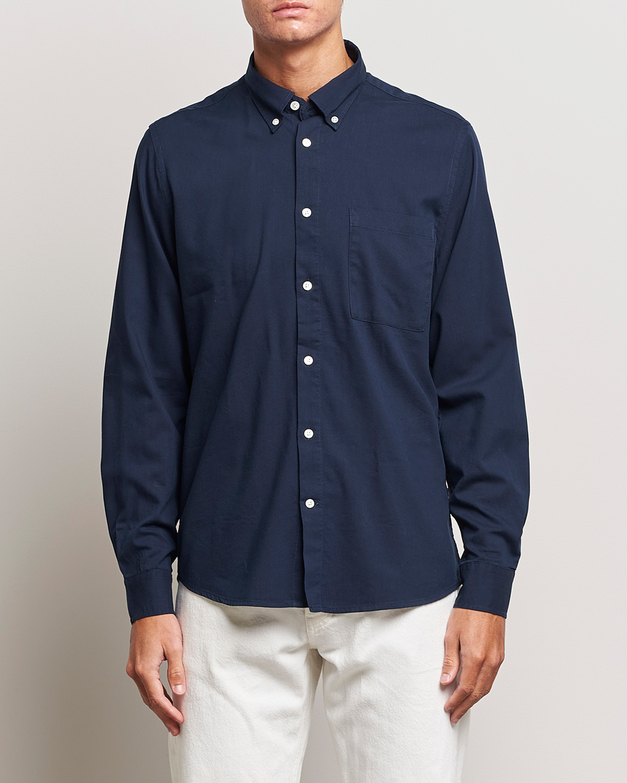 Men |  | NN07 | Arne Tencel Shirt Navy Blue