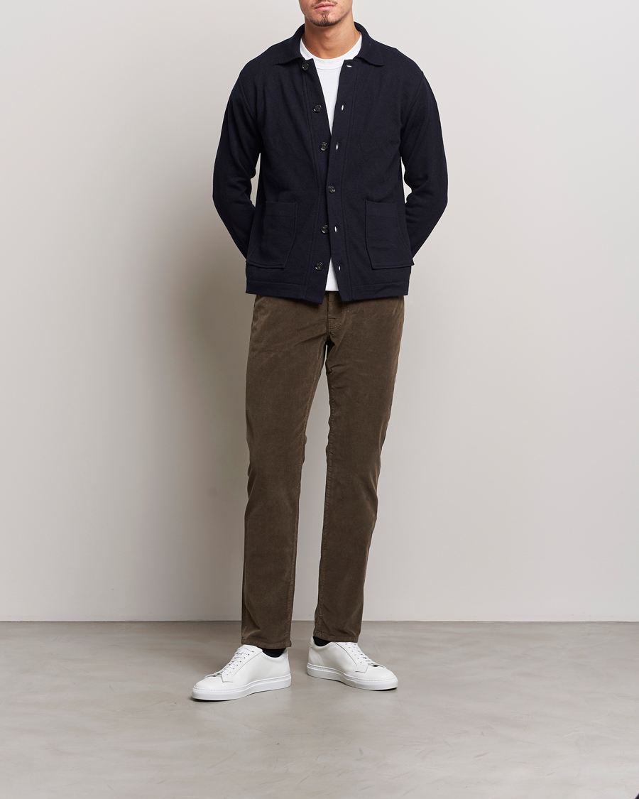Men | Trousers | Jacob Cohën | Bard 5-Pocket Corduroy Trousers Brown